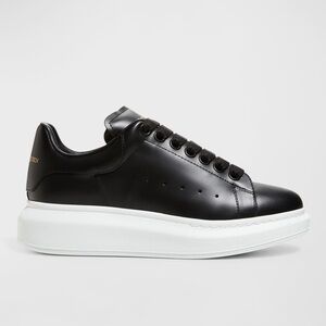 Women’s Size 8.5 (Euro Sz 28.5) Alexander McQueen Oversized Sneakers Black/White